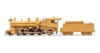 A Japanese Brass HO-Gauge 4-6-2 Locomotive and Tender