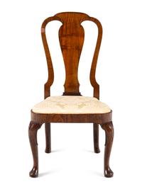 A George II Walnut Side Chair