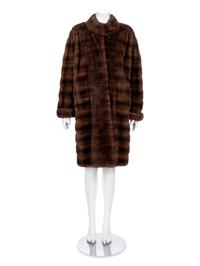 J. Mendel Mahogany Mink Coat, 2000-10s