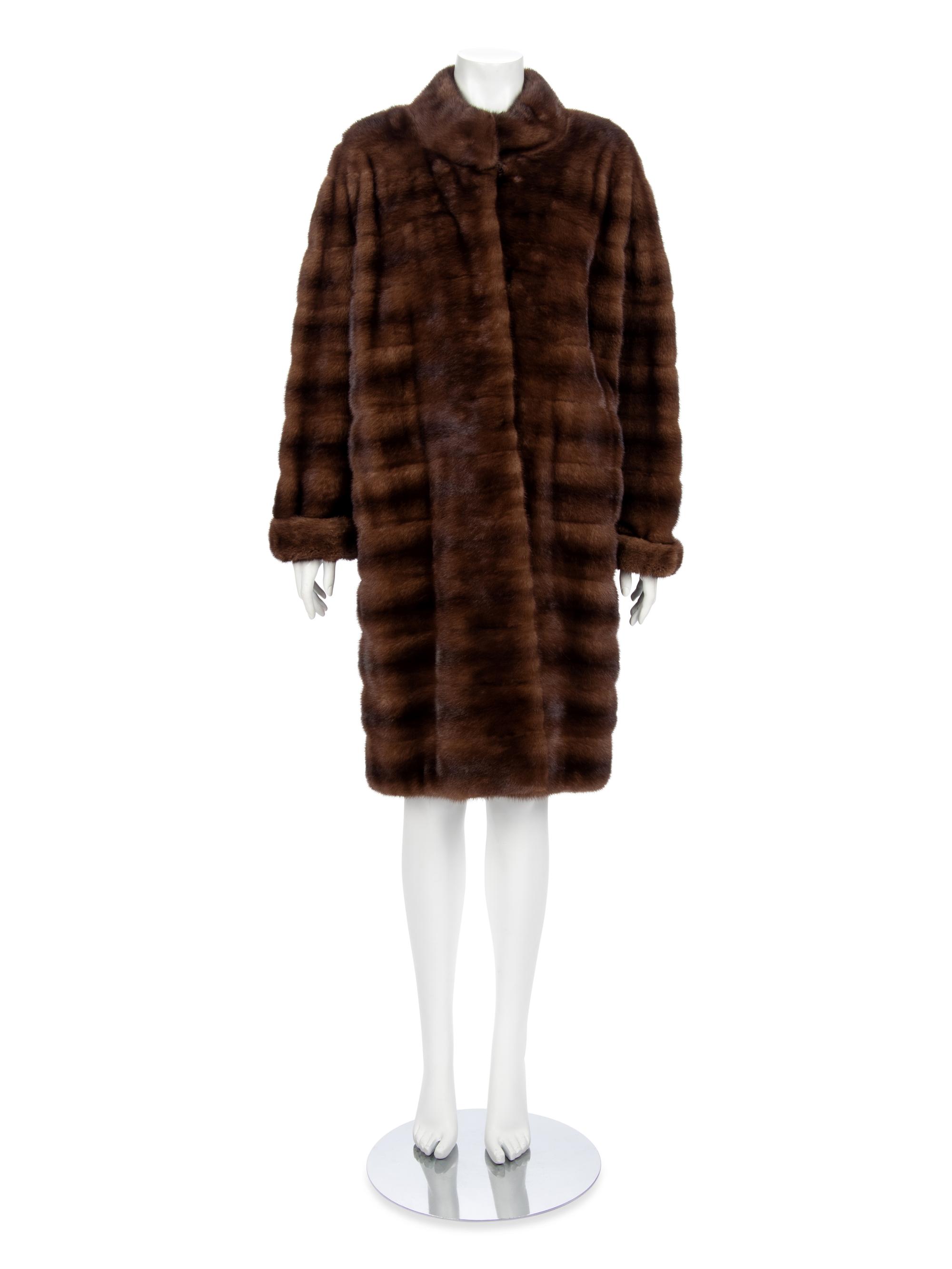 J. Mendel Mahogany Mink Coat, 2000-10s