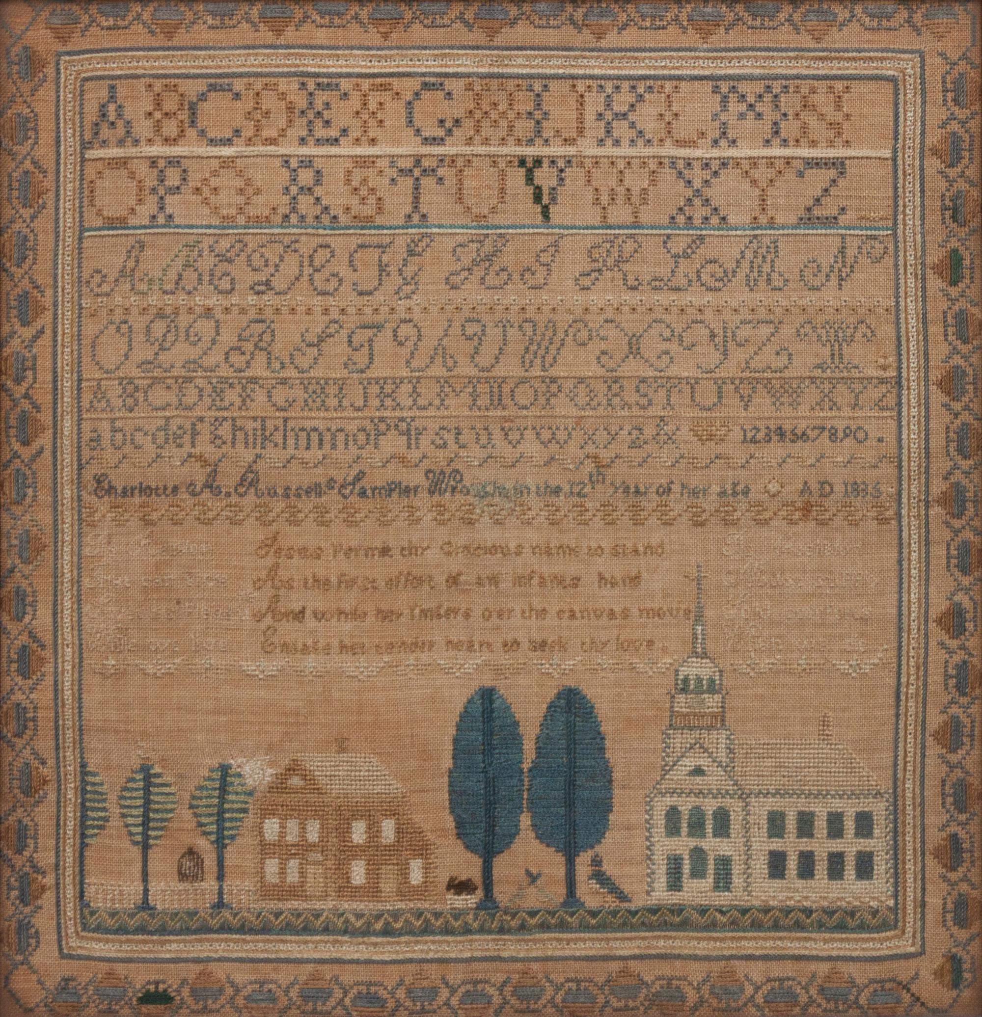 An 1835 Vermont Sampler