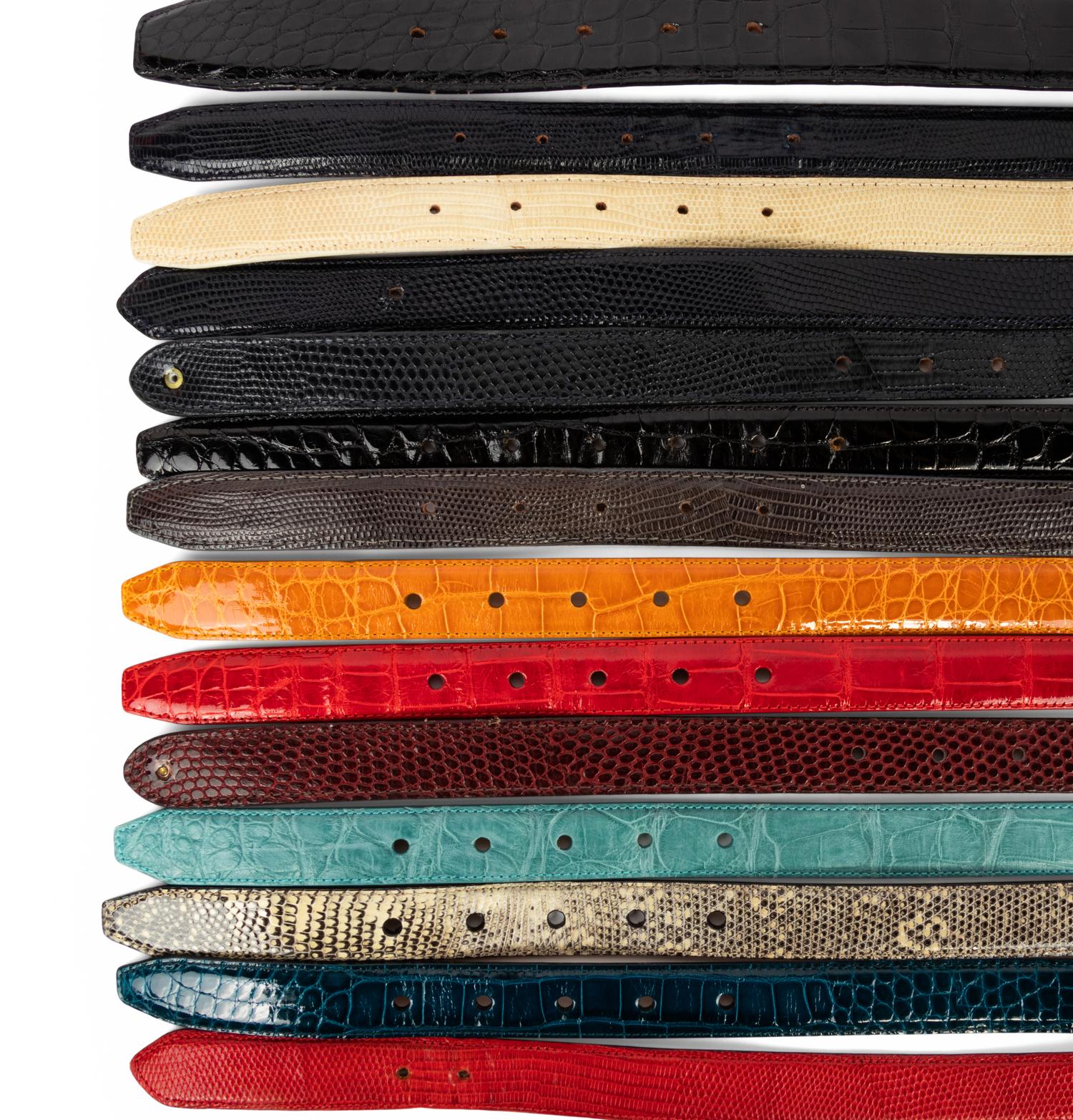 14 belts, 4 belt buckles, Keiselstein