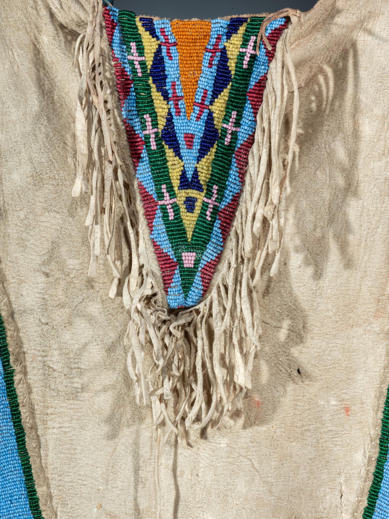 Assiniboine Beaded Hide Shirt