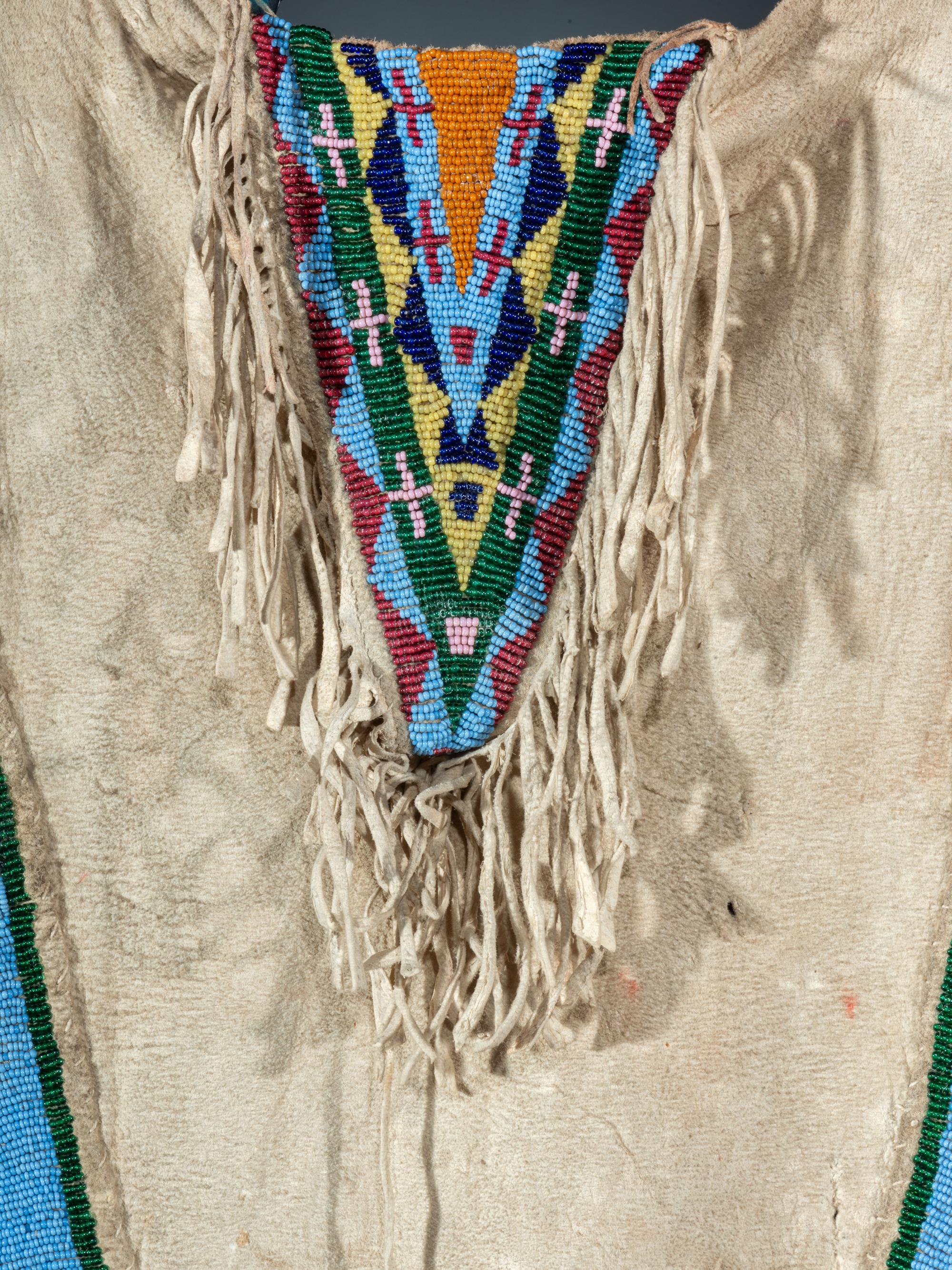 Assiniboine Beaded Hide Shirt