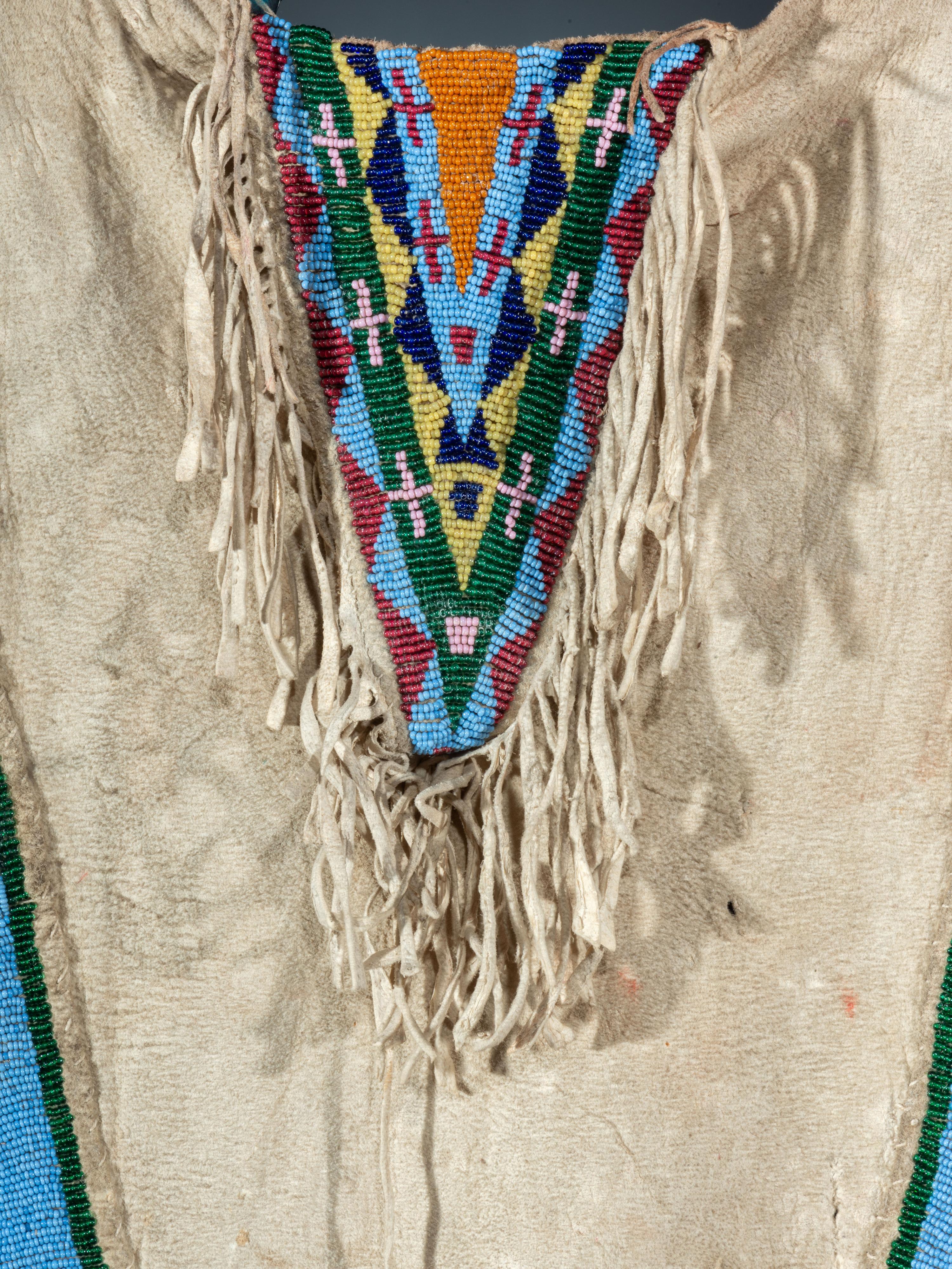 Assiniboine Beaded Hide Shirt