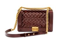 Chanel Medium Patent Leather Boy Bag, 2015-2016
