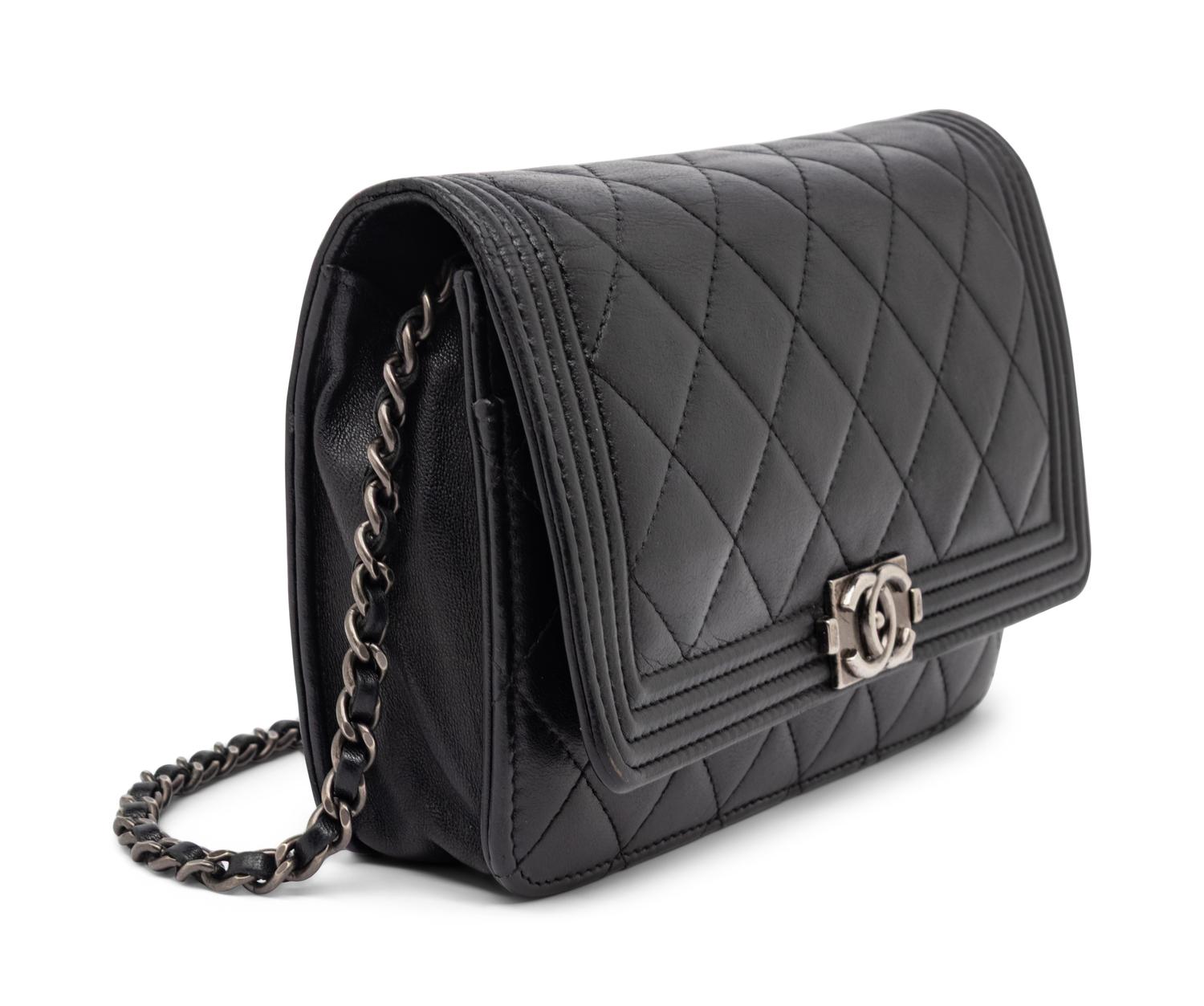 CHANEL, BOY WALLET ON CHAIN