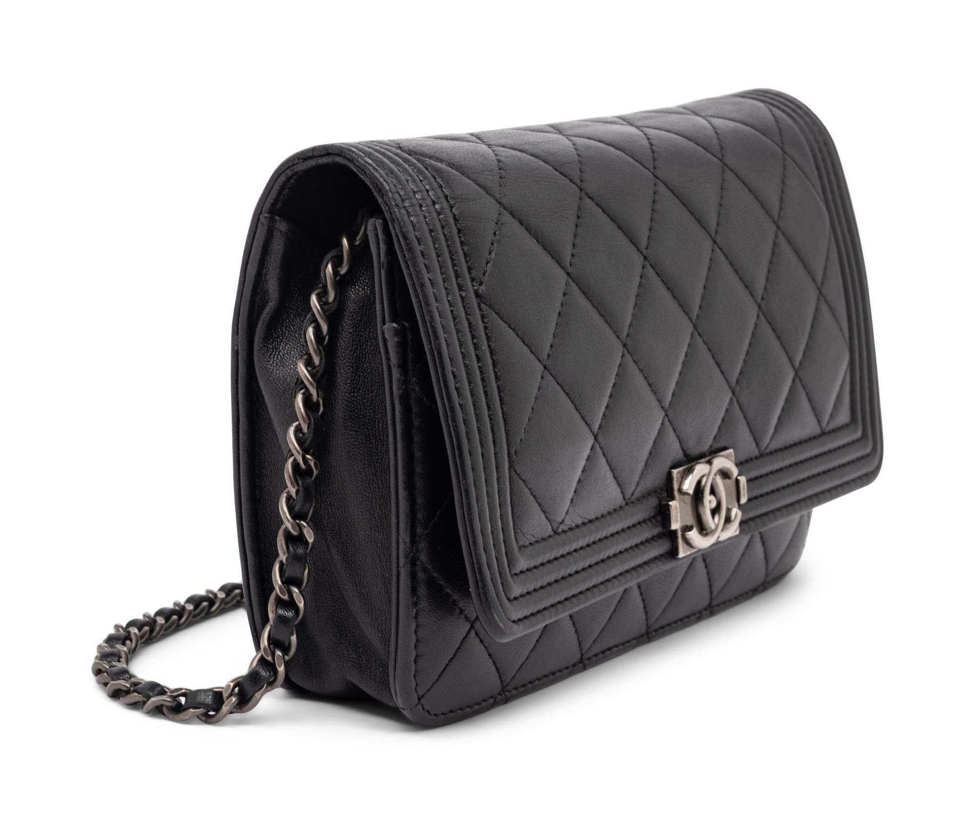 CHANEL, BOY WALLET ON CHAIN