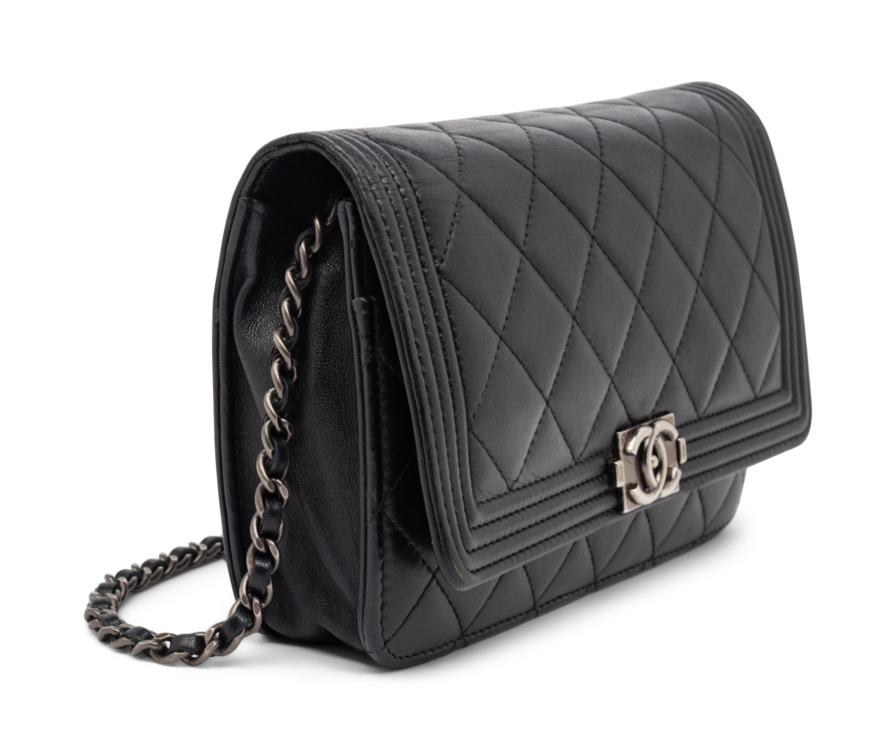 CHANEL, BOY WALLET ON CHAIN