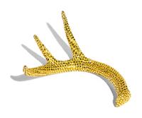 Untitled (Sequined Antler)(Norton Family Christmas Project), 2009