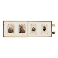 [CIVIL WAR]. [VAN VLIET, Stewart (1815-1901)]. A carte-de-visite album from the family of Civil War brigadier general Stewart van Vliet, ca 1860s.