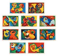 The Sunshine People (complete portfolio of ten lithographs with original cloth case)
