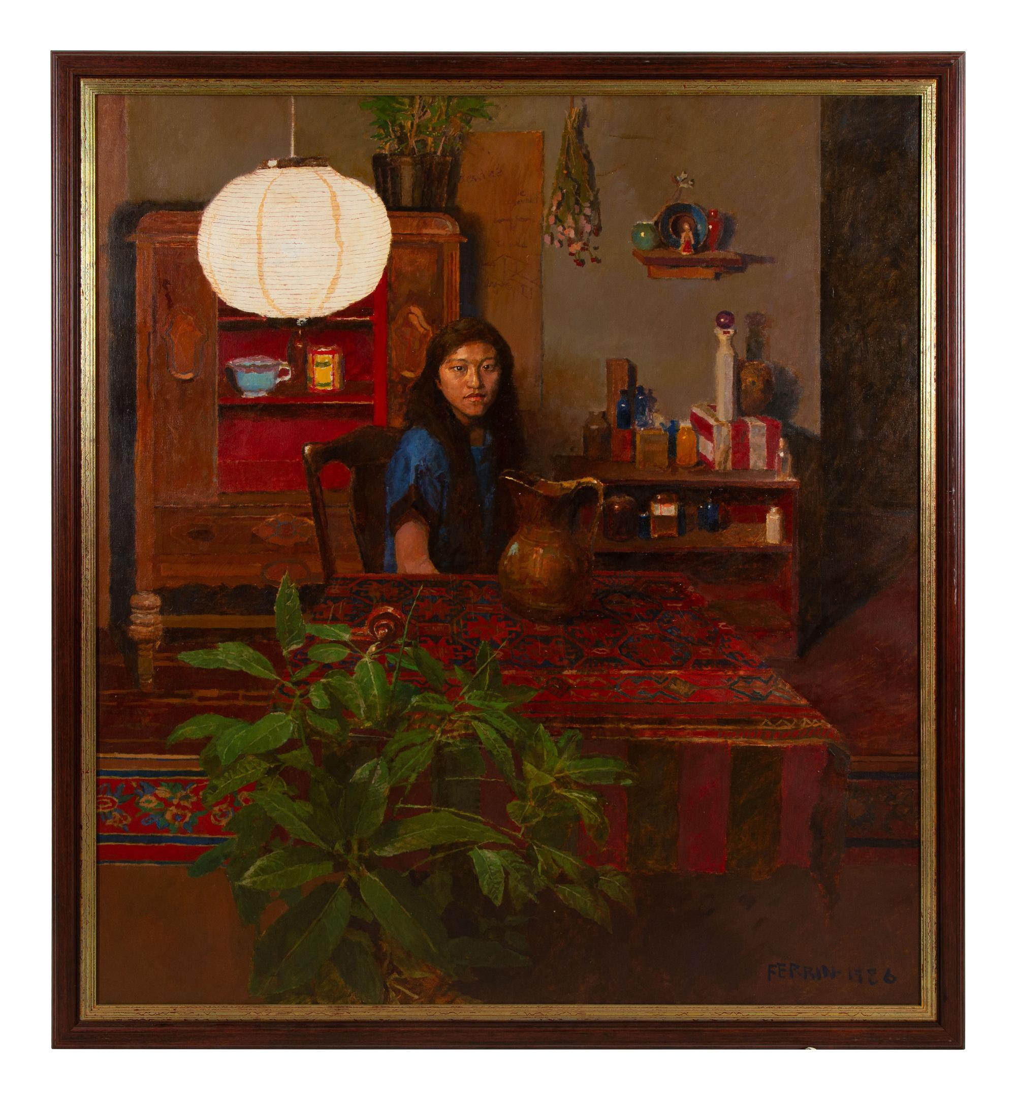 Untitled 'Female Seated at a Table'