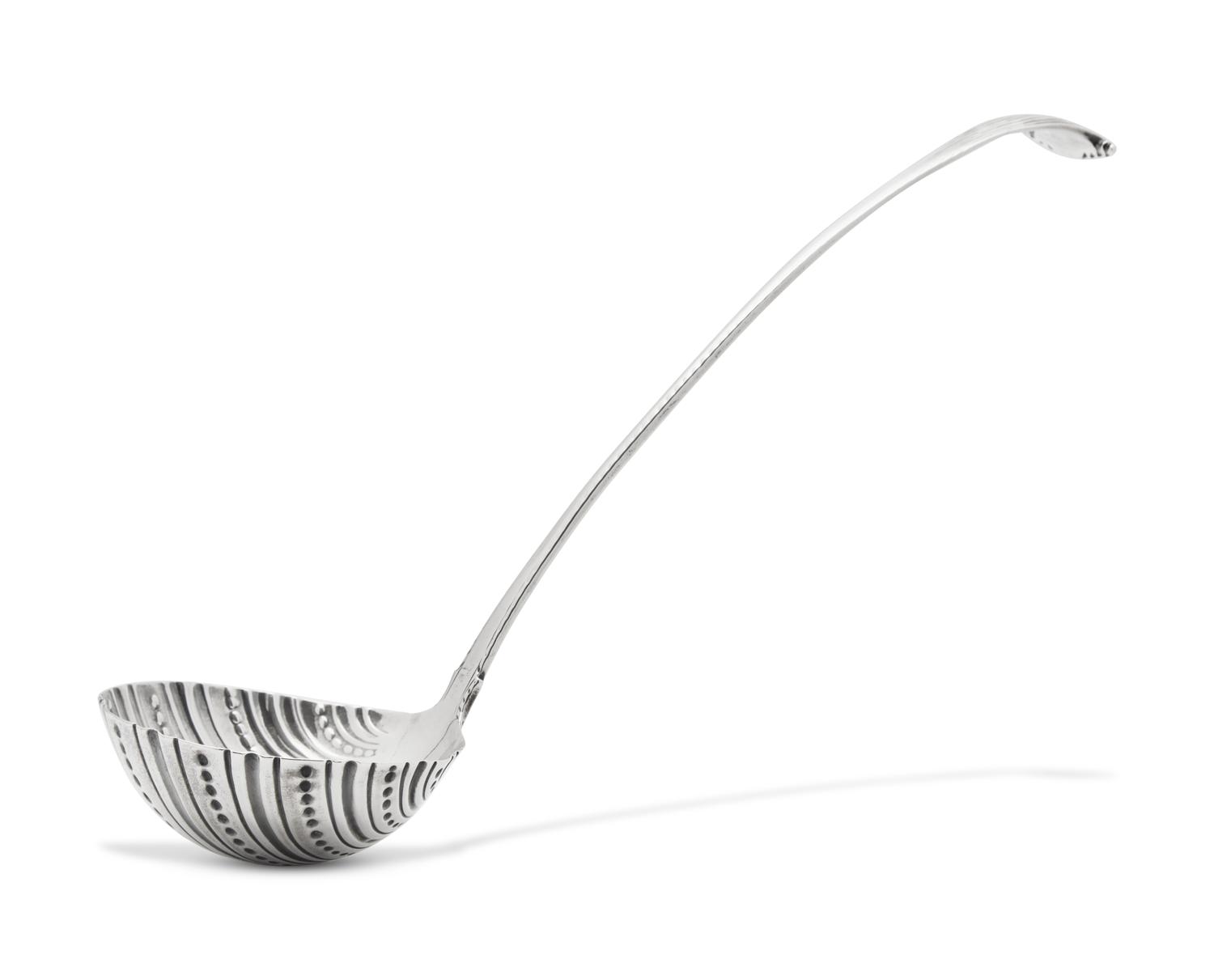A George III Sterling Silver "Onslow" Punch Ladle