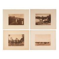 Edward Curtis (American, 1868-1952) — Photogravures Documenting Camp Scenes, Ceremonies, and Other Happenings Lot of 21