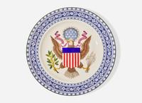 A Wedgwood Bone China "Great Seal" Plate, UK, circa 1900