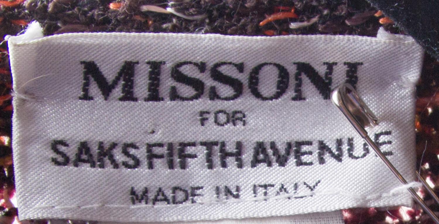 A Missoni Multicolor Wool Blend Knit Coat,