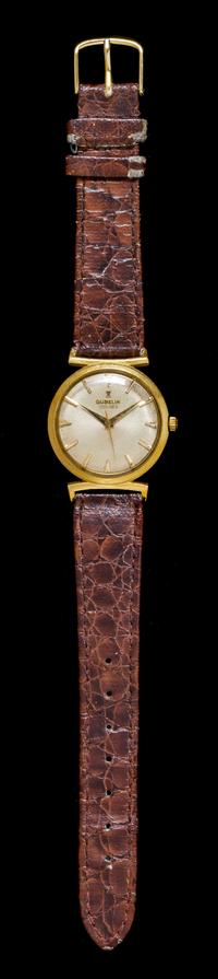 An 18 Karat Yellow Gold Ref. 16D-6108-06 Wristwatch, Gübelin,