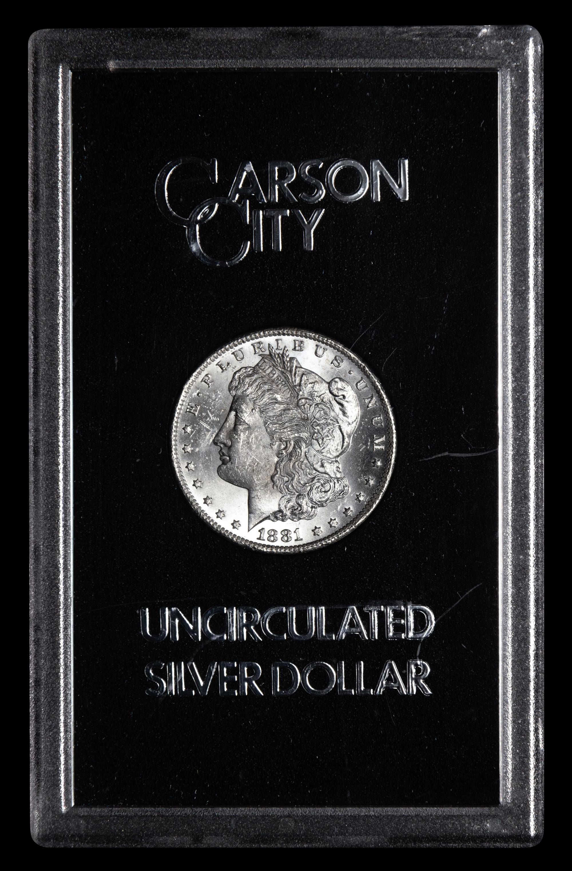 An 1881-CC GSA: Morgan $1 Coin