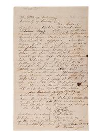 [ENSLAVEMENT]. Manuscript appraisal of an enslaved girl named Juda. Union Co., AR, 1856.