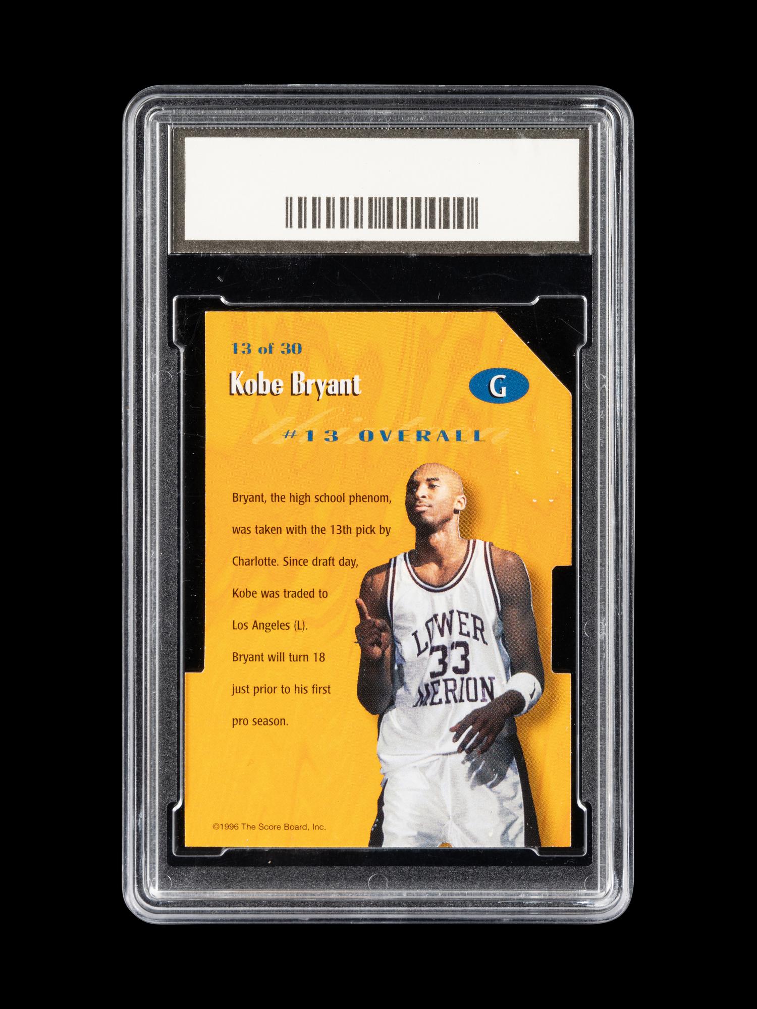 A Group of 1996-97 Score Board Kobe Bryant Rookie Basketball Cards,