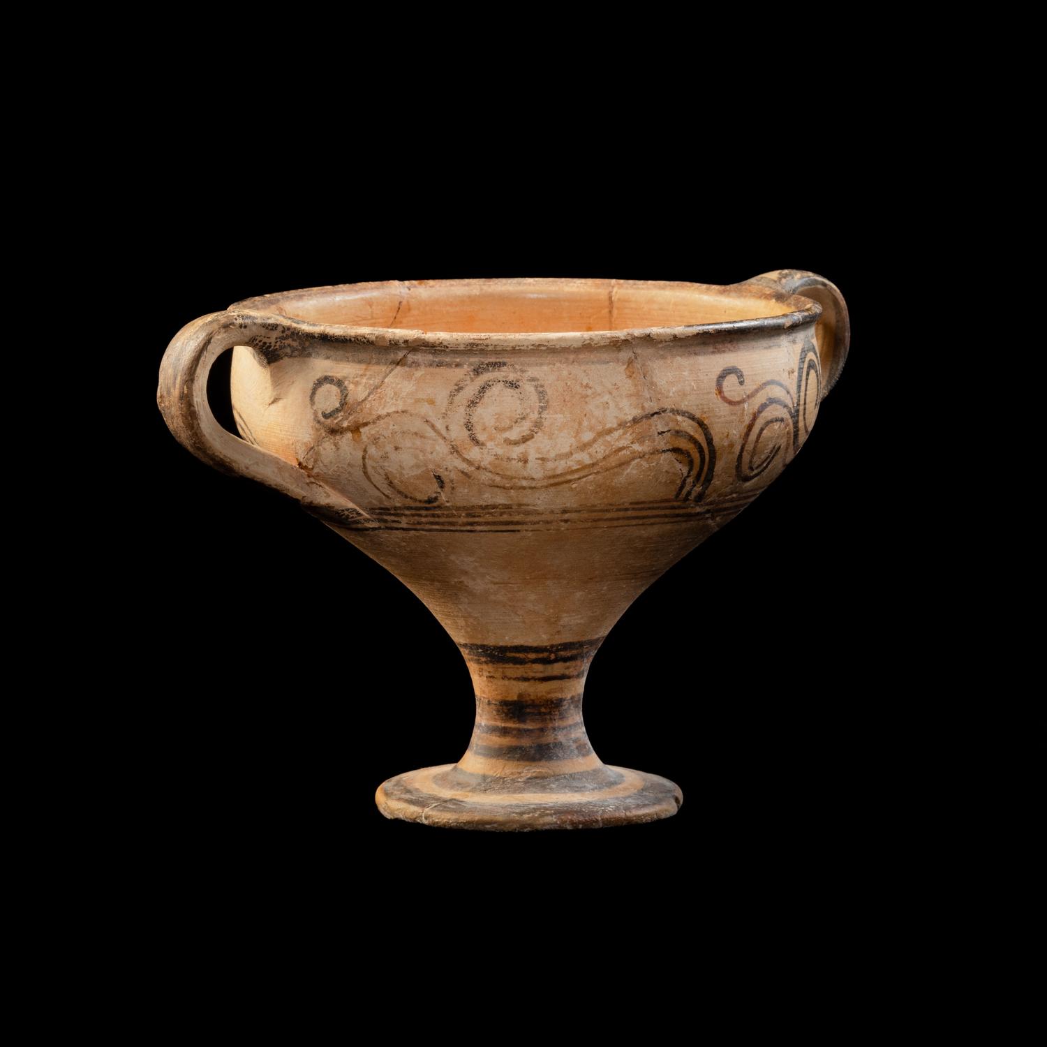 A Mycenean Terracotta Kylix