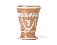 A Wedgwood Neoclassical Parcel-Gilt Vase
