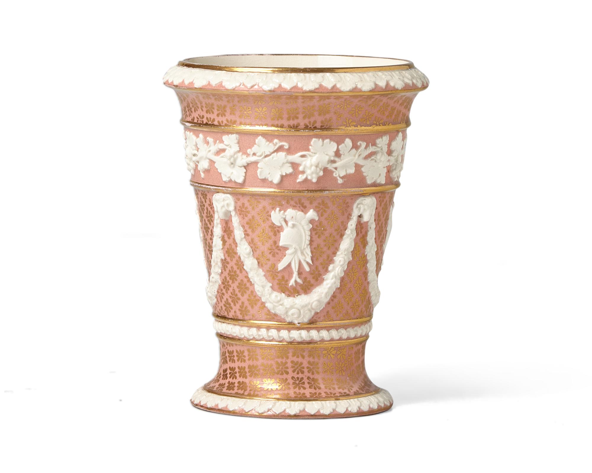 A Wedgwood Neoclassical Parcel-Gilt Vase