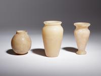 Three Egyptian Alabaster Jars