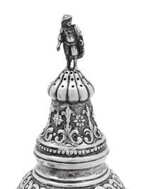 A Set of Three Silver Sugar Casters