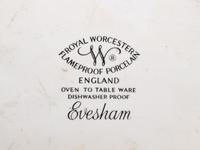 A Group of Royal Worcester Porcelain Evesham Serving Articles