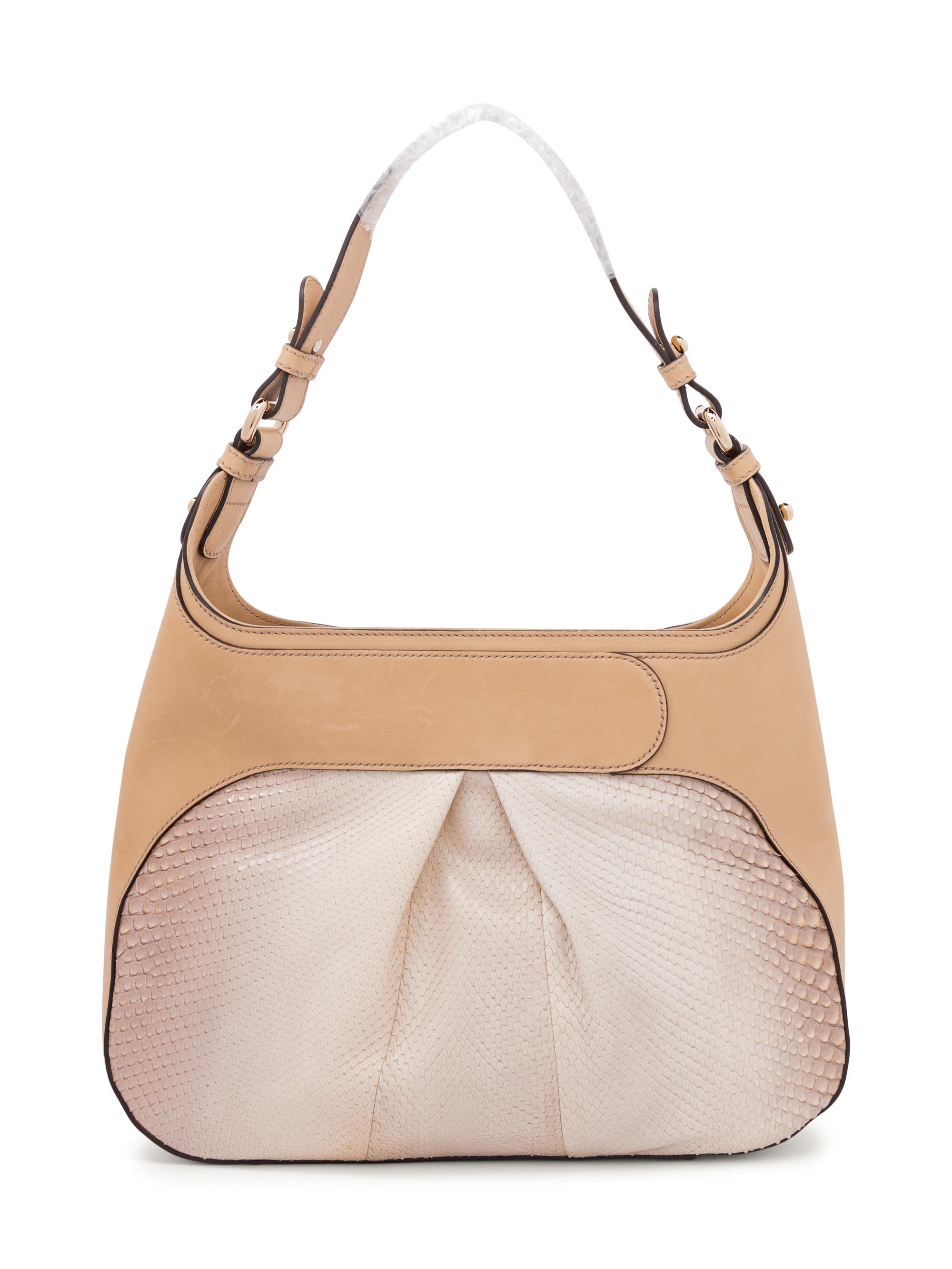 Gucci White Python Bag, 2000s