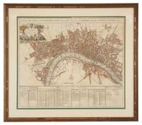 [Maps & Atlases] Senex, John. A Plan of the City's of London, Westminster and Borough of Southwark; with the new Additional Buildings: Anno 1720