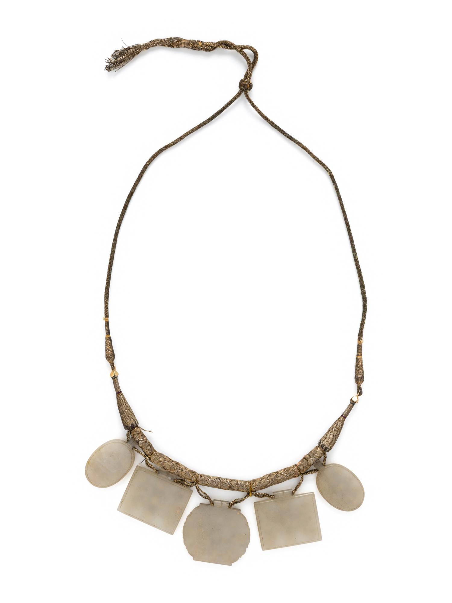 JADE AND GEMSTONE MUGHAL NECKLACE