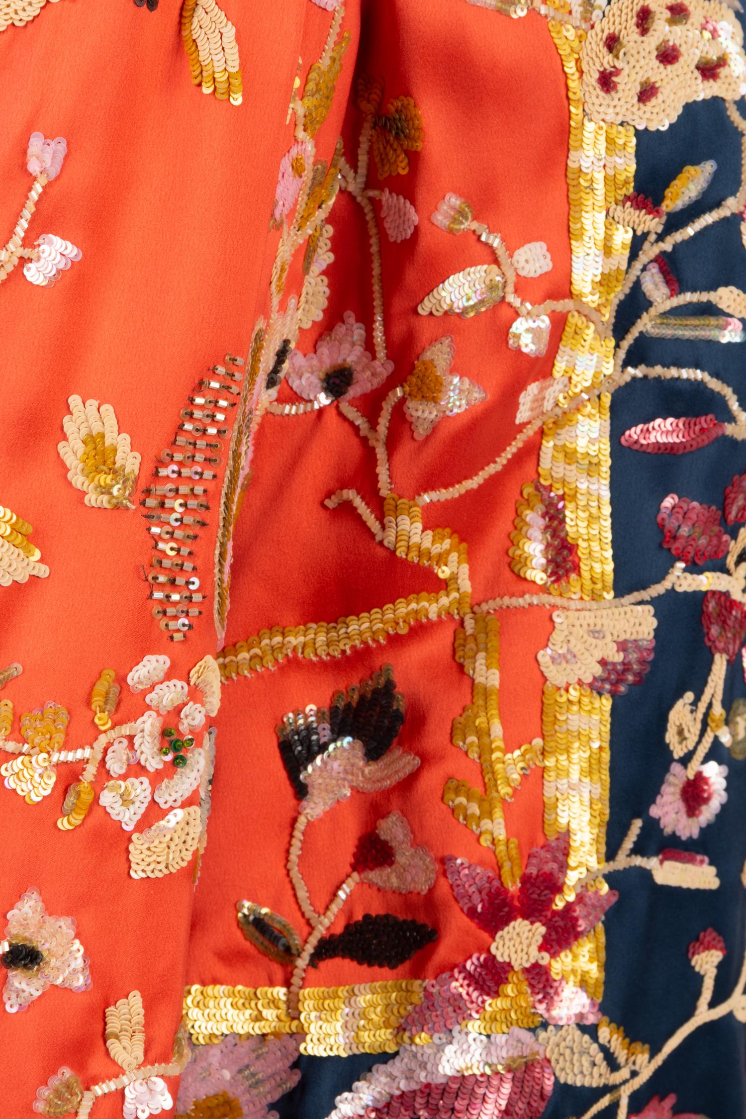 Valentino Sequined Satin Jacket