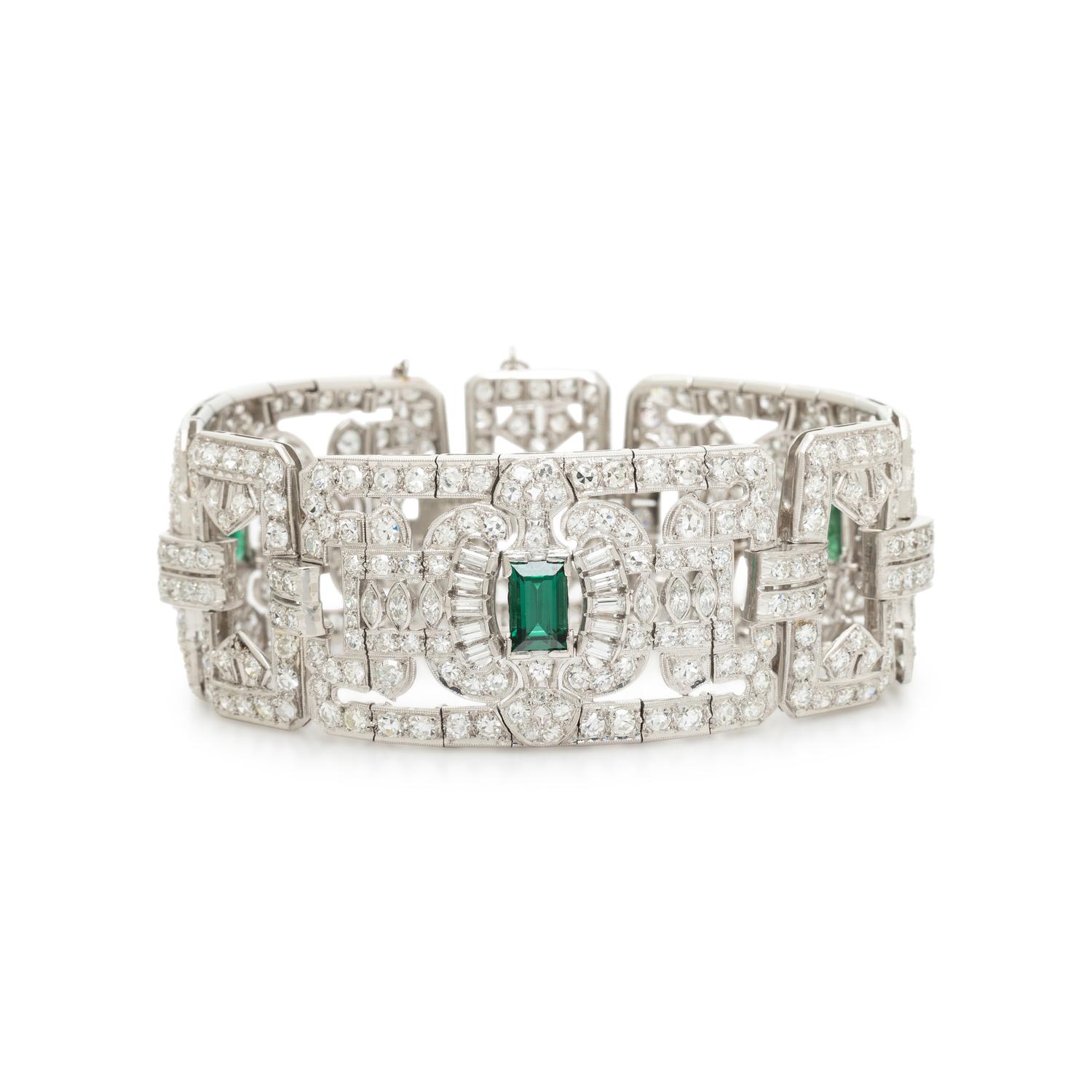 Platinum and Diamond Bracelet
