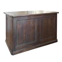 A Paneled Shop Counter 47" W x 25.5" D x 29.5" H — France, Early 20th Century