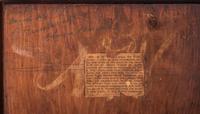 An American Mahogany Brass-Mounted, Inlaid and Carved Mahogany Tall Case Clock