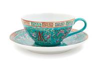 A Partial Set of Chinese Famille Rose Porcelain Tea Service