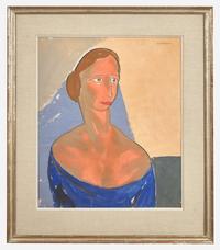 Alfred Henry Maurer (American, 1868-1932) - Woman Looking to Her Left