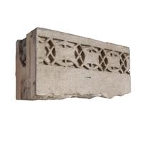 Three Sullivan Designed Terra Cotta Facade Fragments from the Gage Building 10" W x 4.5" D x 5" H each — United States, Circa 1898