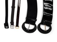 Five Designer Belts: Hermès, Two Charles Jourdan, Carolina Herrera, Oscar de la Renta