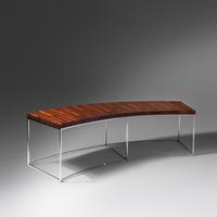 Curved Bench / Console Table Thayer Coggin, USA