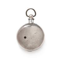 BRITISH, STERLING SILVER OPEN FACE POCKET WATCH