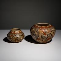 Rondina Huma (Hopi, b. 1947) — Polychrome Pottery Jars
