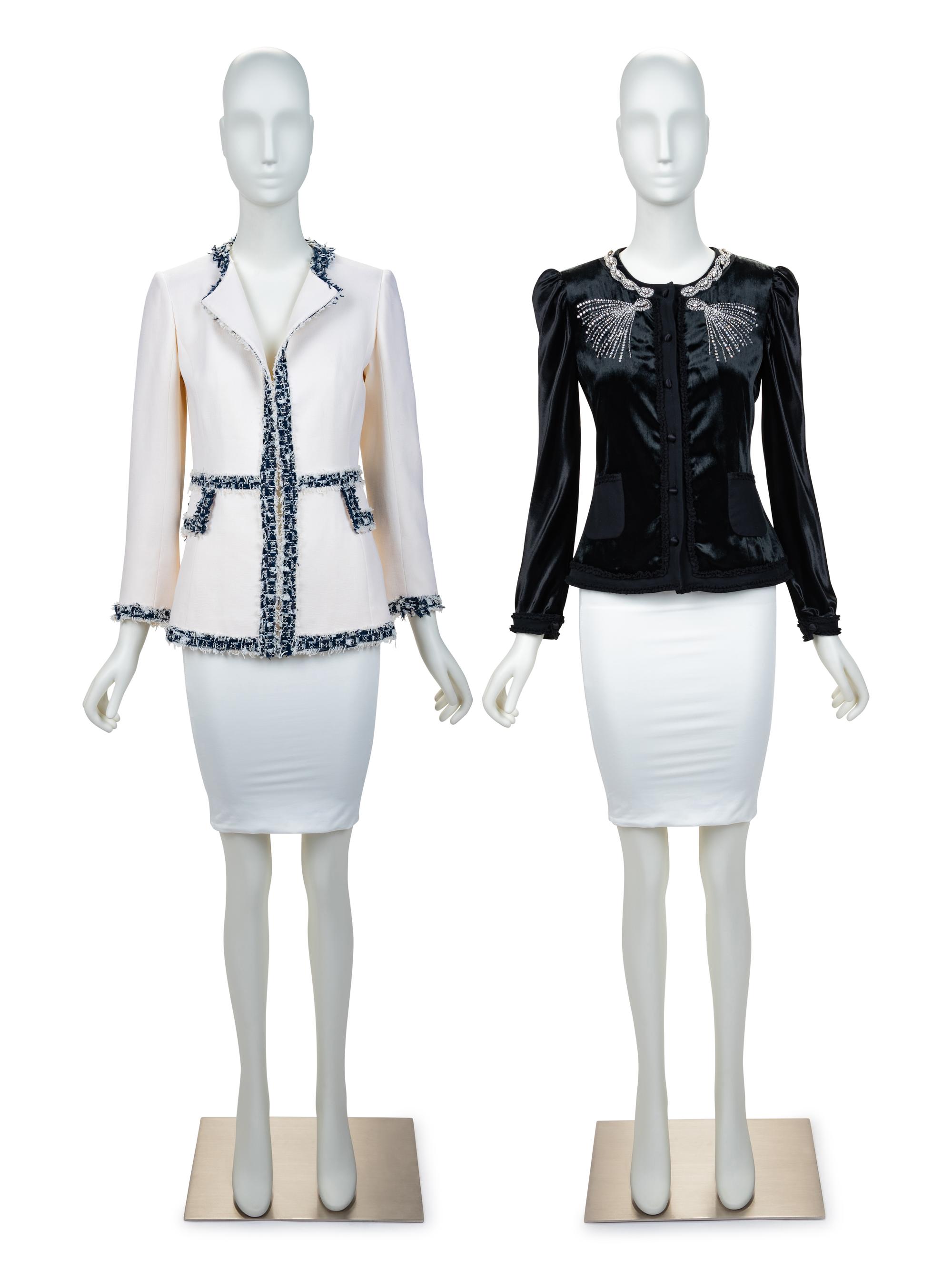 Two Embellished Jackets: One Ungaro, One Oscar de la Renta, 2000-20s