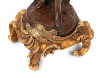J oseph François Belin (French, Late 19th Century) Bouquetière bronze Height 18 inches.
