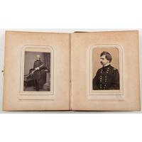 Civil War CDV Album of Union Generals, Most by Brady/Anthony