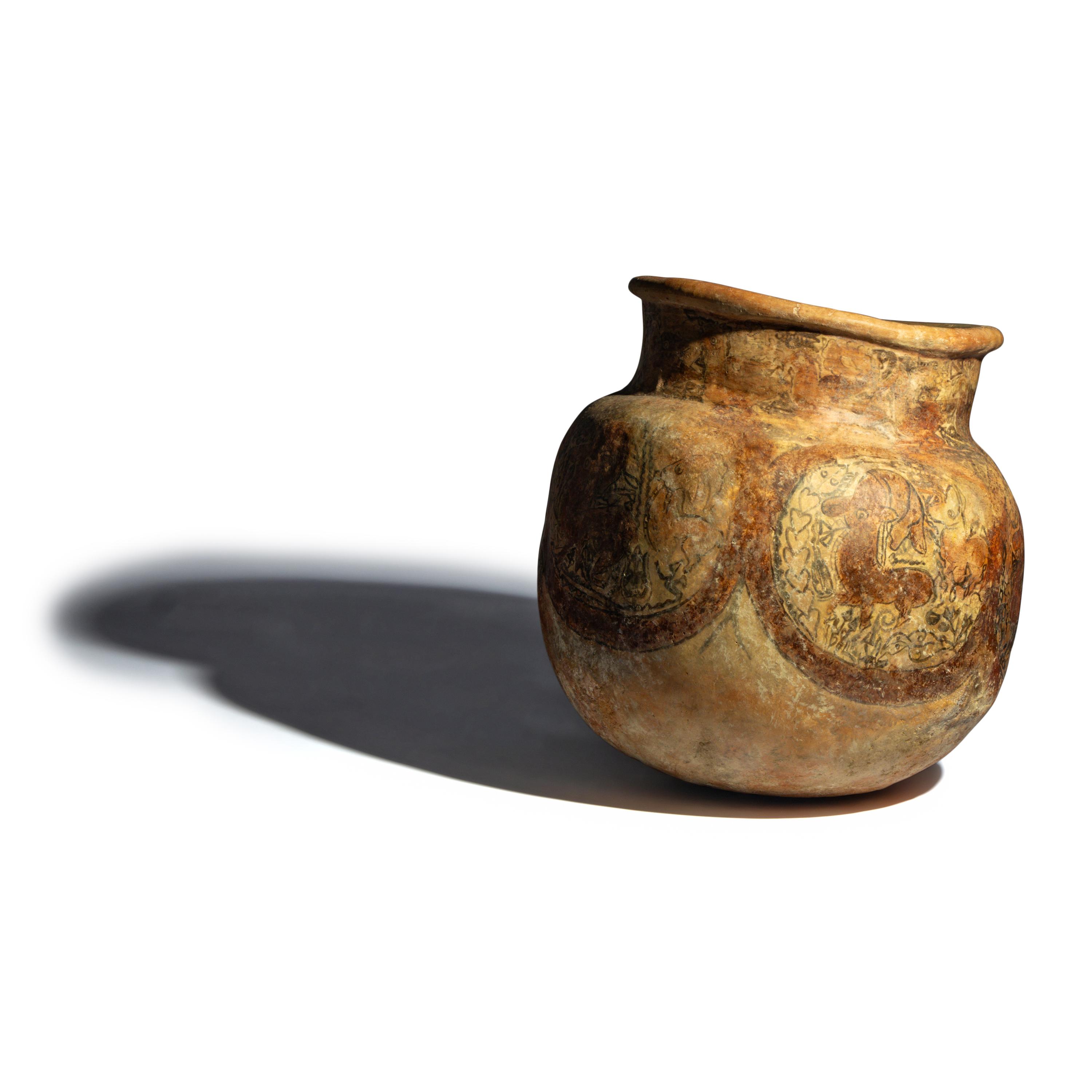 A Kushan Polychrome Vessel