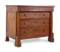 A Neoclassical Walnut Commode